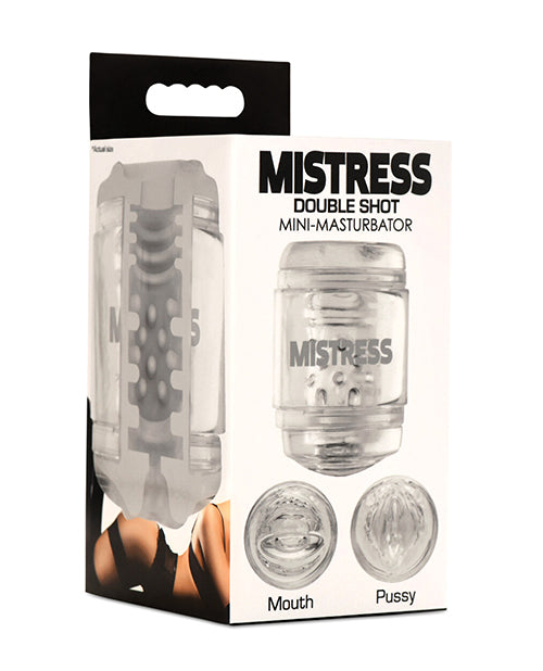 Mistress Mini Masturbator Dual Entry Bioskin TPE Compact Design for Discreet Pleasure