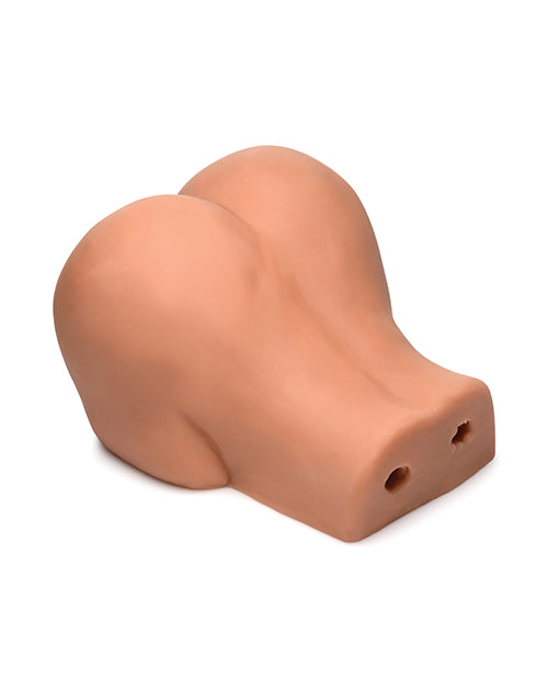 Curve Toys Mistress Realistic BioSkin Vibrating Anal Masturbator with Textured Tunnel