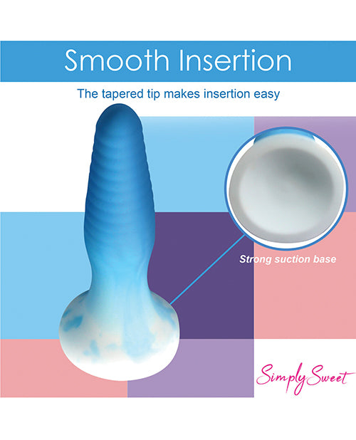 Simply Sweet Silicone Anal Plug Set with Textured Variety