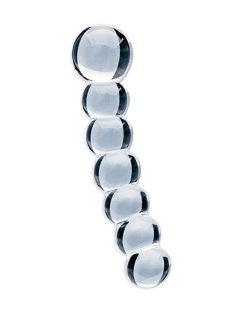 Clarity Glass Dildo with Celestial Orb Design