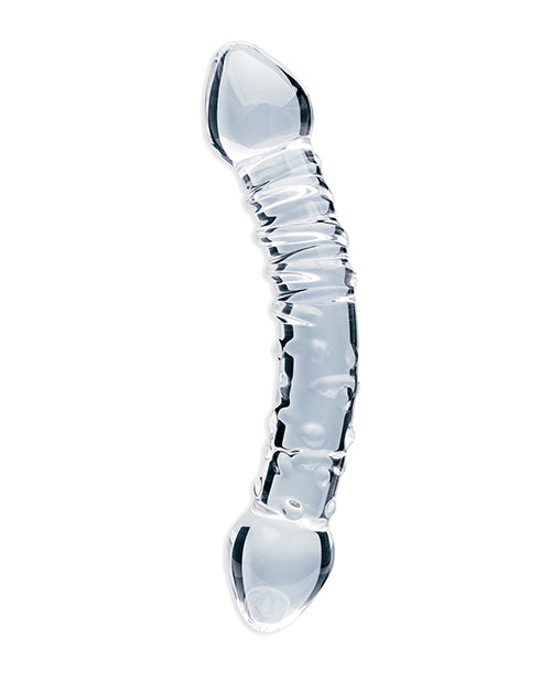 Clarity Glass Dildo with Celestial Bliss Design