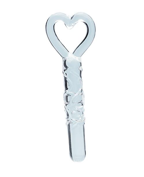 Clarity Glass Dildo with Curved Design for Targeted Stimulation