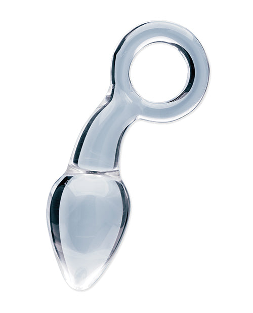 Clarity Glass Dildo with Elegant Curves for Sensual Play