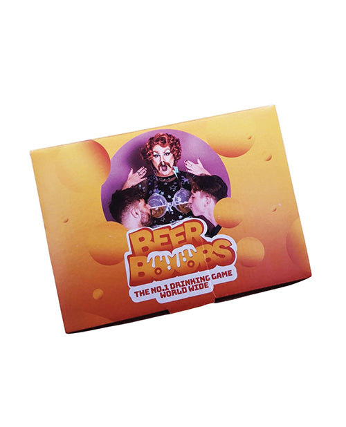 Play Wiv Me Drinking Game Wearable Beer Boobs with Refillable Compartments for Adult Party Fun