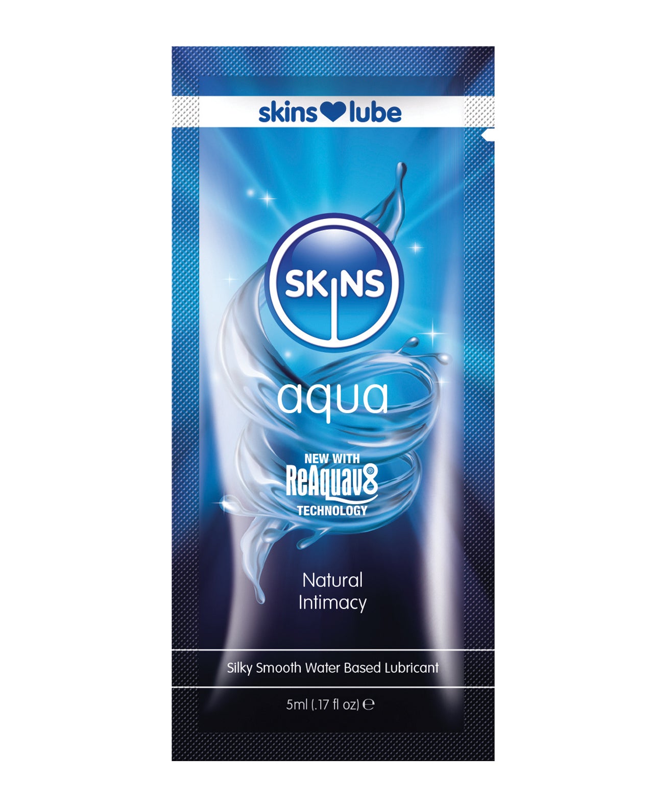 Creative Conceptions Lubricant Water-Based Skins Aqua ReAquav8 Technology for Natural Intimacy Comfort