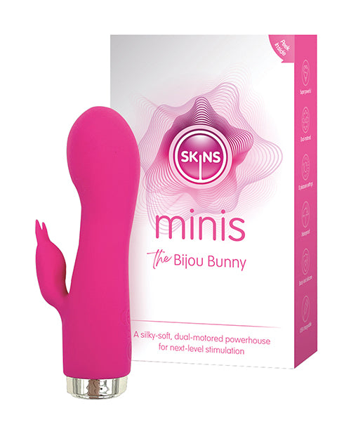 Skins Minis Rabbit Vibrator Dual Motor Flexible Silicone for Intimate Stimulation and Discreet Pleasure
