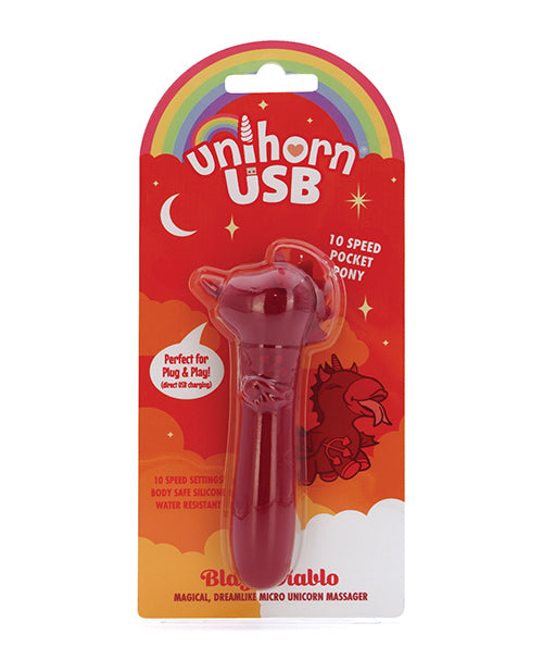 Unihorn Stimulator USB Bullet Micro Massager with Compact Design for Discreet Pleasure and Travel Use