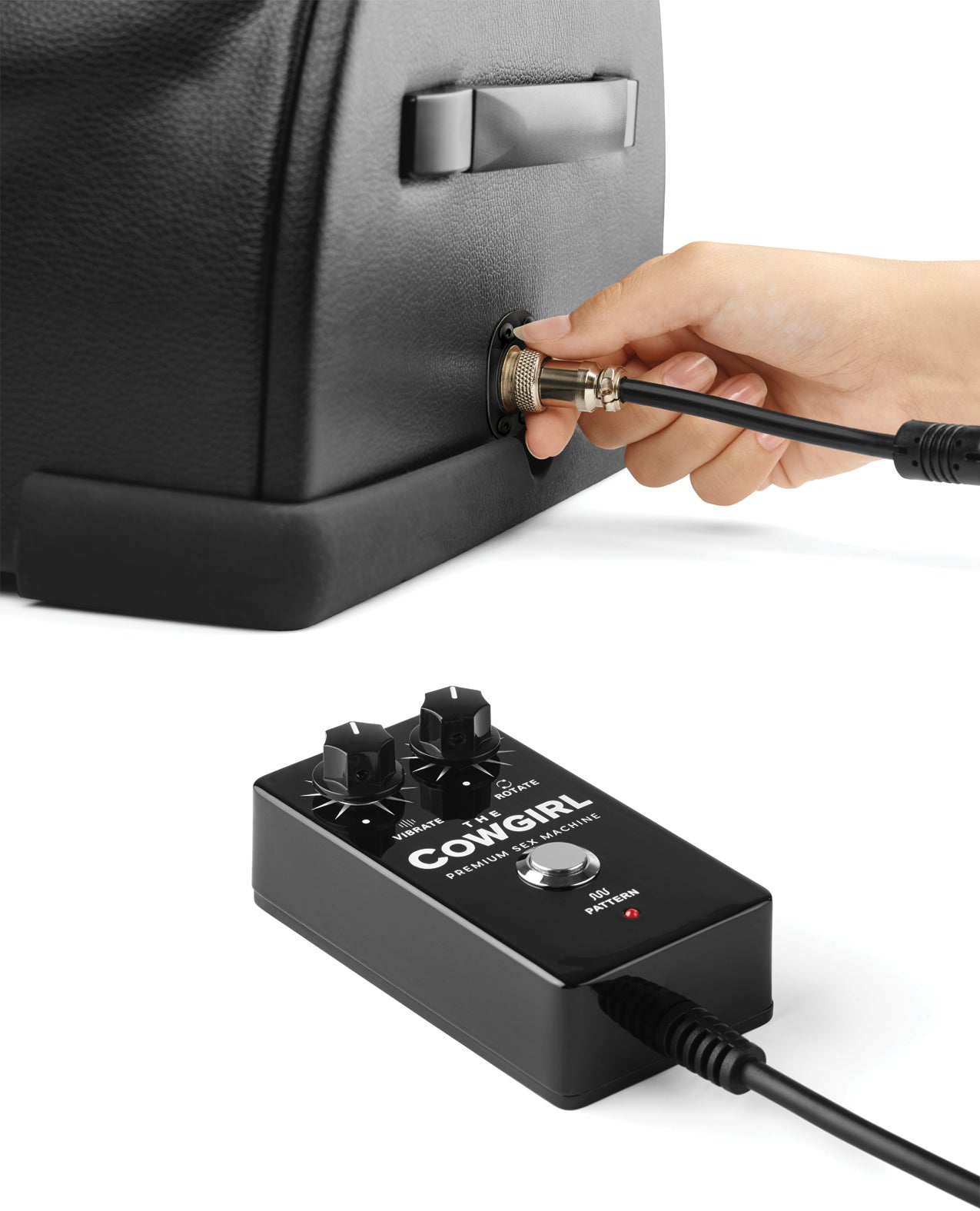 The Cowgirl Premium Sex Machine with Independent Vibration & Swivel Rotation
