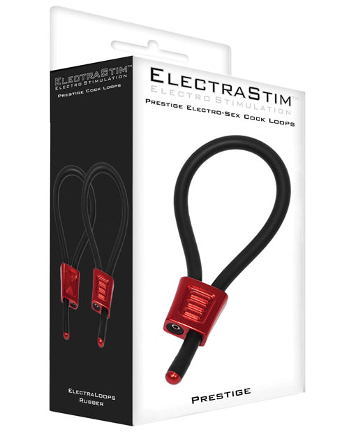 ElectraStim Stimulators Adjustable Cock Rings Thick Conductive Rubber Metallic Choke for Enhanced Electroplay