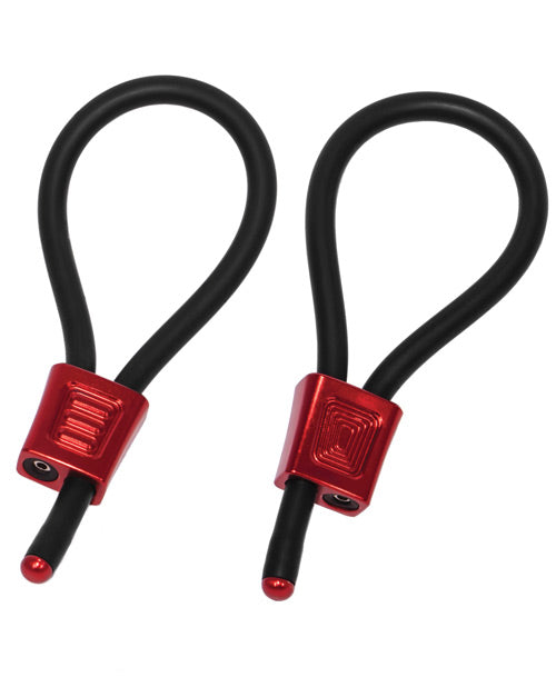 ElectraStim Prestige ElectraLoops Adjustable Cock Rings with Metallic Choke
