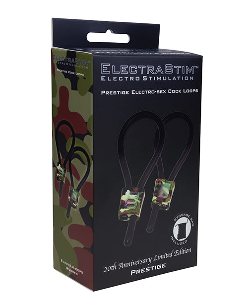 ElectraStim Cock Rings Adjustable Camouflage Aluminium Choke for Electro Stimulation and Enhanced Performance