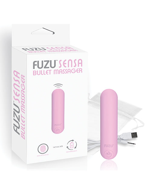 Fuzu Bullet Massager Skin-Activated 10 Patterns USB Rechargeable for Intense Clitoral Stimulation