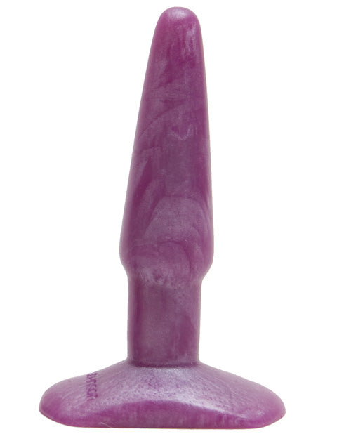 Platinum Silicone Lil' End Butt Plug in Purple for Beginners
