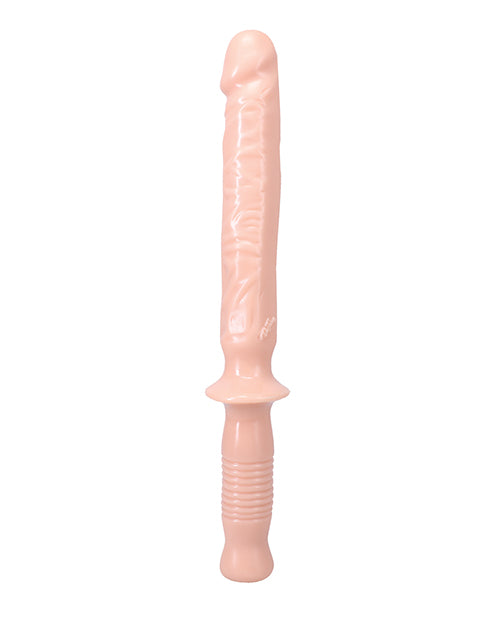 Manhandler 14.5" PVC Dong with Veined Shaft and Grip Handle