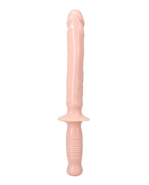 Manhandler 14.5" PVC Dong with Veined Shaft and Grip Handle