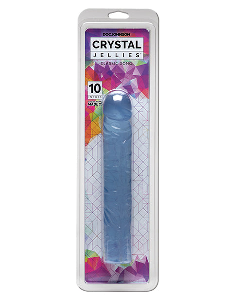 Crystal Jellies Clear Dildo Realistic Veiny Texture Flexible Shaft for Lifelike Stimulation