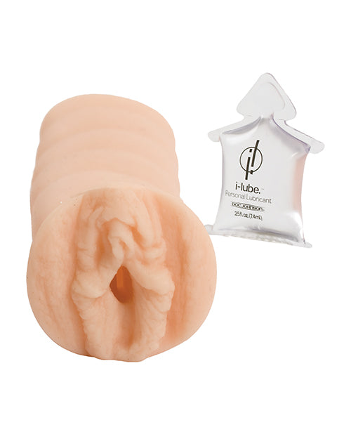Ultraskyn Quickie-To-Go Vagina Masturbator with Portable Realistic Design