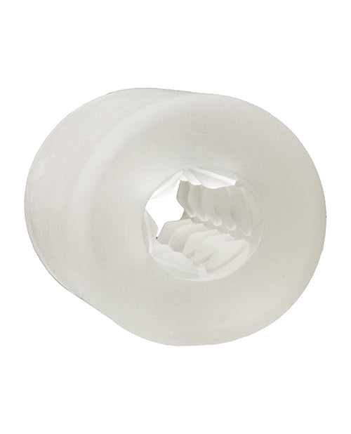 GoodHead Helping Head 2" Clear Mini Stroker with Massage Beads