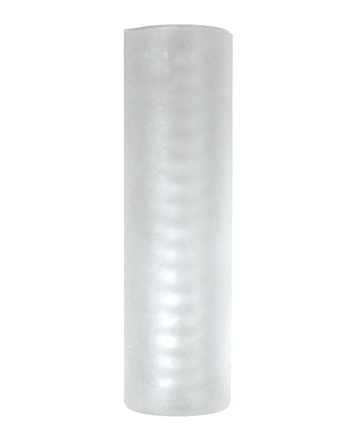Clear ULTRASKYN Masturbation Sleeve with Ribbed Internal Texture