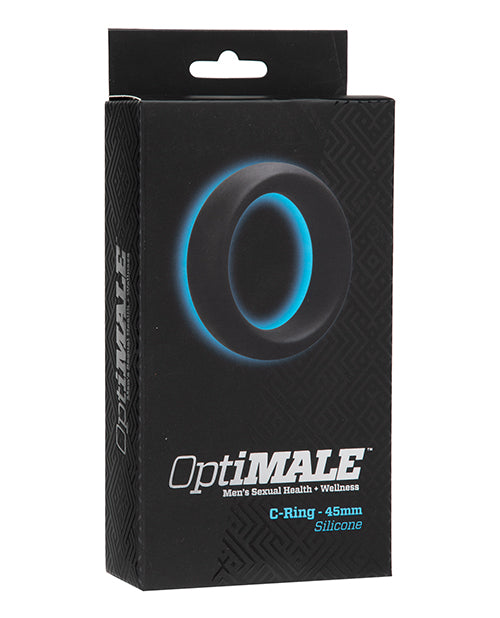 OptiMALE Penis Enhancement C-Ring Thick 45mm Silicone for Prolonged Erections and Stamina
