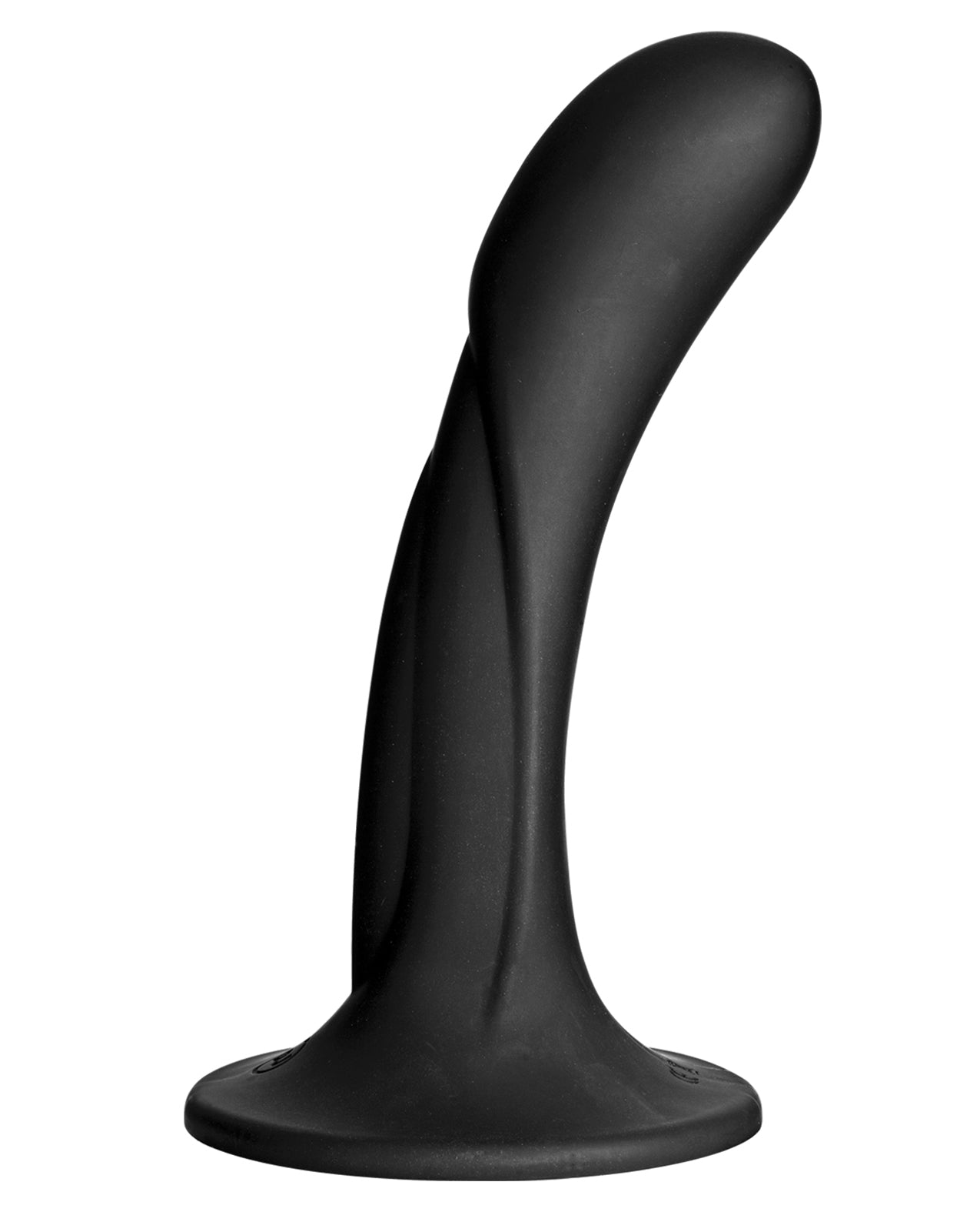 Vac-U-Lock G Spot Silicone Dong with Curved Design for Harness Play