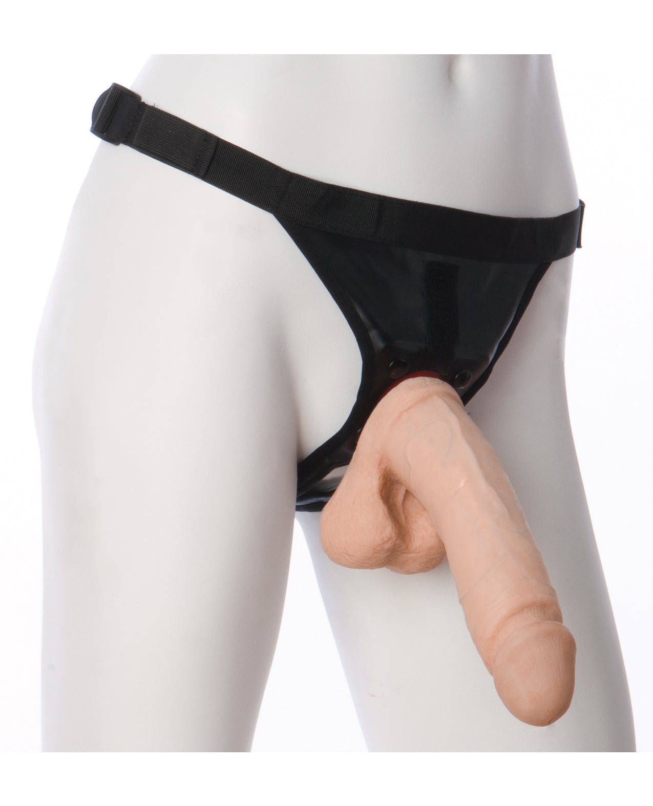 Ultra Harness 2 Strap-On Kit with 8 Inch ULTRASKYN Cock – Adjustable White