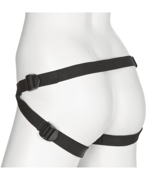 Vac-U-Lock Black Neoprene Strap-On Harness with Adjustable Fit