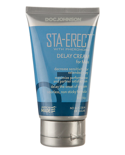 Sta-Erect Creme with Benzocaine & Pheromones Sexual Enhancer - 2 oz