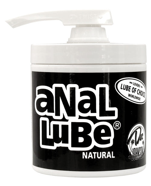 Doc Johnson Lubricant Thick Anal Glide with Pump for Smooth, Long-Lasting Anal Play