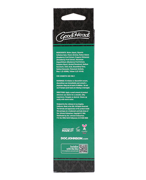 GoodHead Green Apple Oral Gel 4 oz – Flavorful, Edible Sexual Enhancer