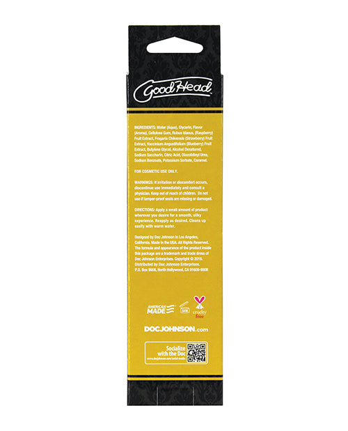 GoodHead French Vanilla Oral Gel - Sugar-Free Sexual Enhancer