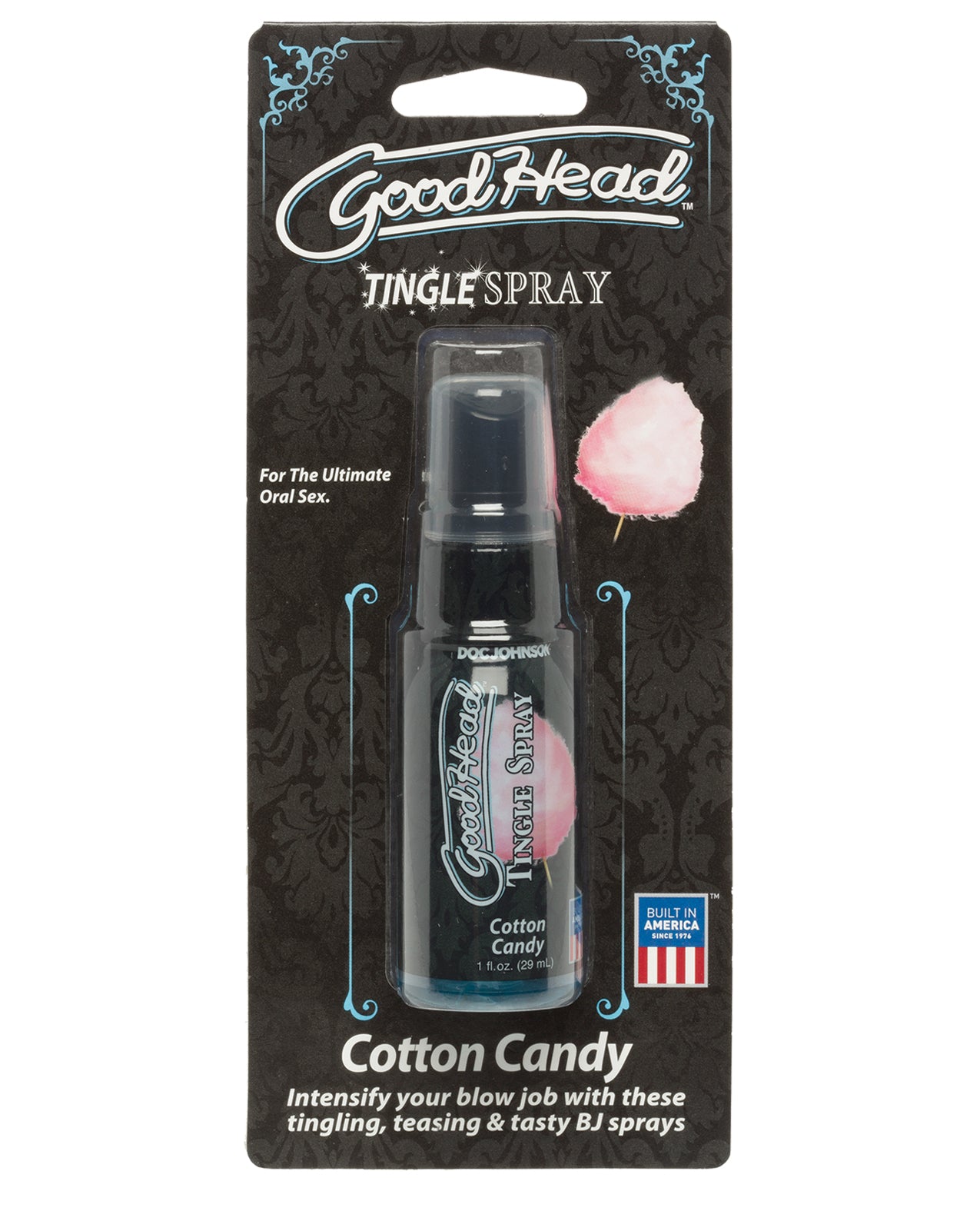 GoodHead Sexual Enhancer Cotton Candy Tingle Spray Lickable Formula for Enhanced Oral Pleasure