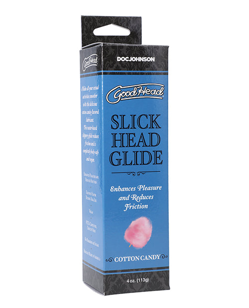 GoodHead Water-Based Lubricant Cotton Candy Flavor Vegan Friendly for Enhanced Intimacy and Smooth Glide
