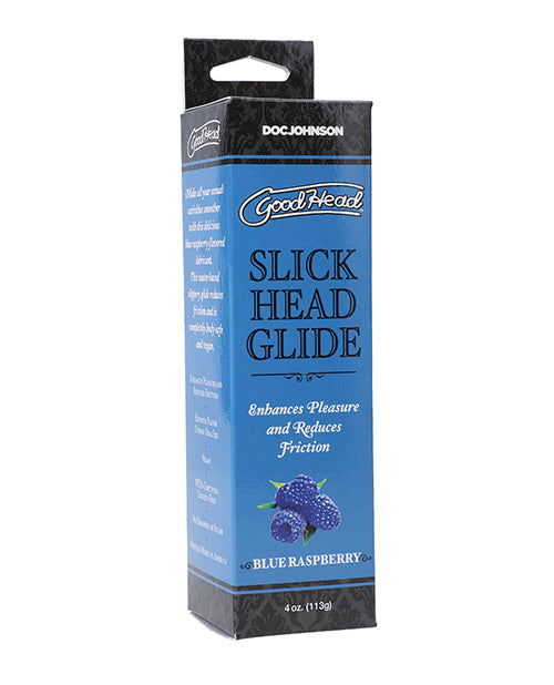 GoodHead Lubricant Water-Based Blue Raspberry Vegan Formula for Smooth, Body-Safe Intimate Use