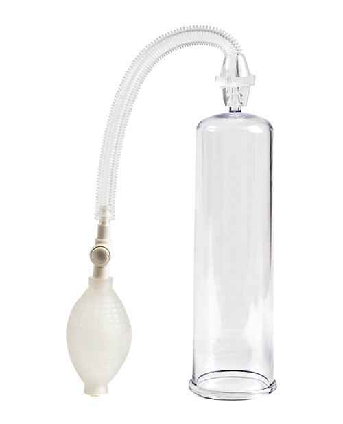 In A Bag Penis Enhancement Pump with Clear Cylinder and Quick-Disconnect Valve for Enlargement