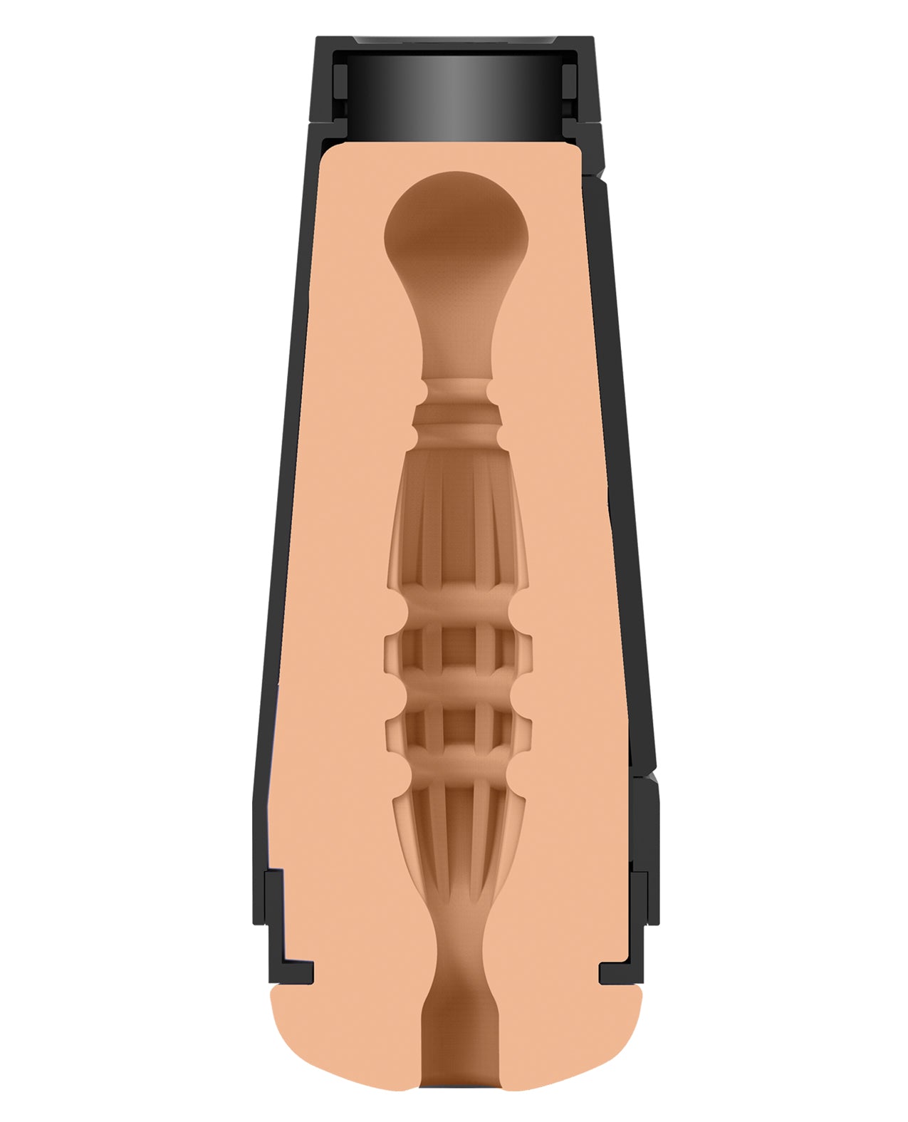 Vanilla Stud Ass Masturbator with Suction Control and Travel Case