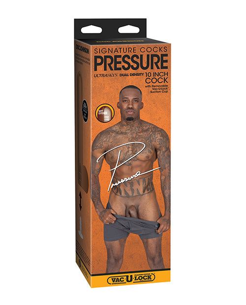 Signature Cocks ULTRASKYN 10" Cock w/Removable Vac-U-Lock Suction Cup - Pressure