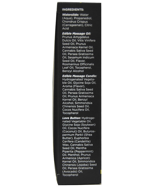 Earthly Body Hemp Seed Tasty Travel Collection - Strawberry Sensual Gift Set
