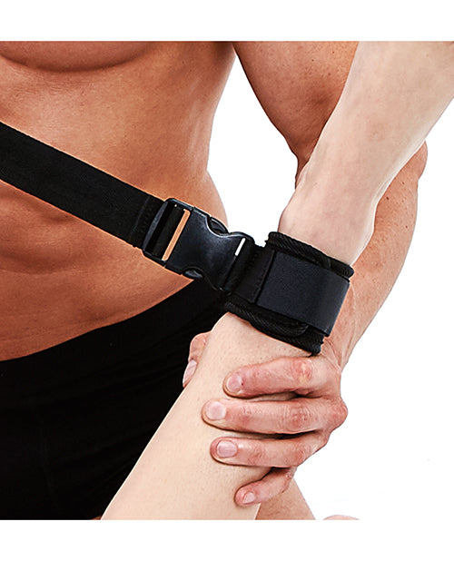 Lux Fetish G-Spot Pal Adjustable Ankle Cuffs Position Aid