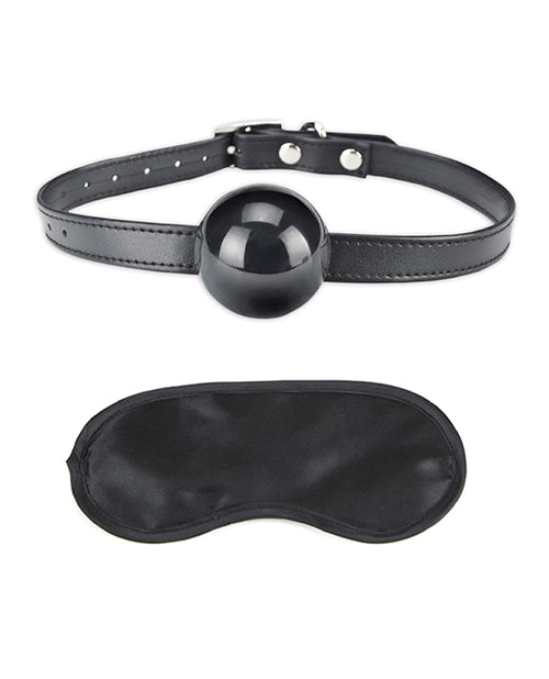 Lux Fetish Silicone Ball Gag with Adjustable Strap