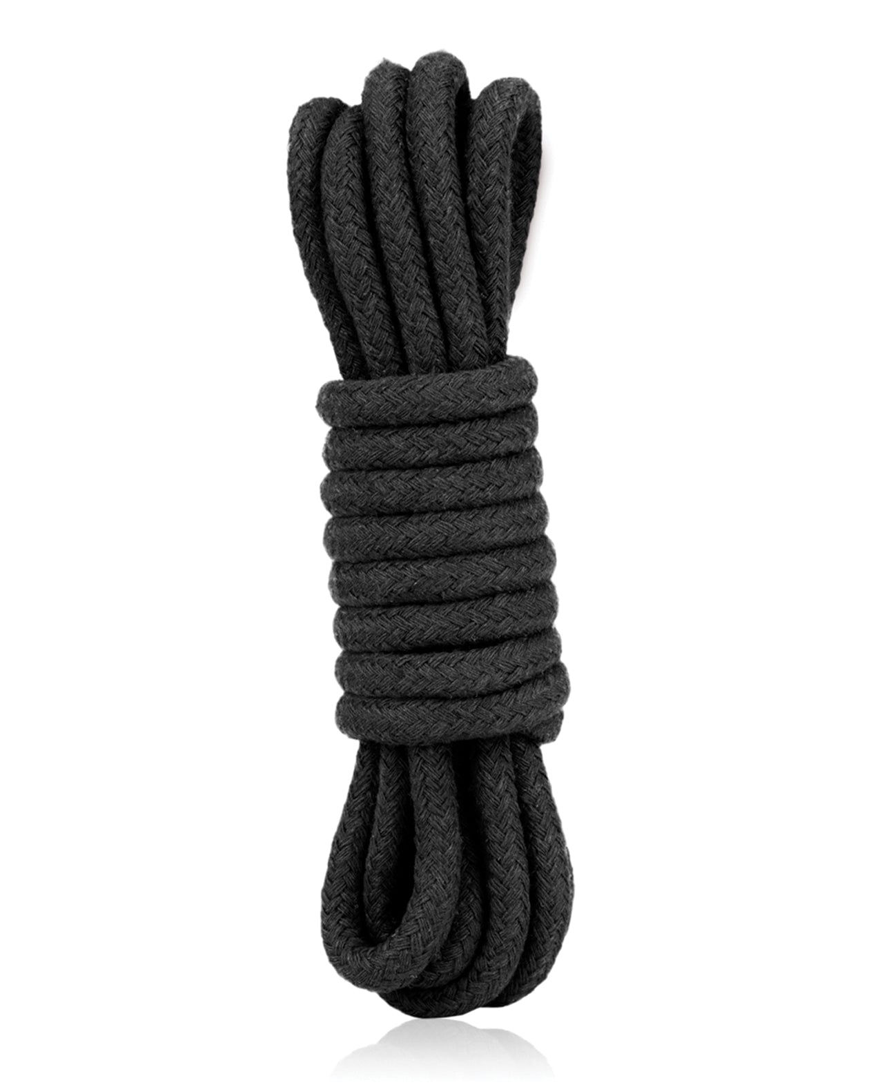 Lux Fetish Black Bondage Rope – 3m Soft Cotton Restraint
