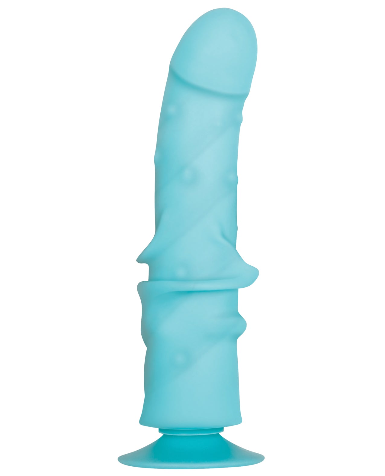 Evolved Love Dual Feel Extra-Large Blue Realistic Dildo with Suction Cup