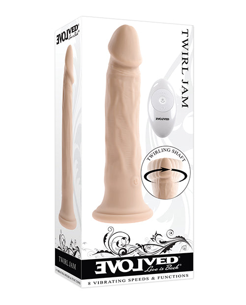 Evolved Remote-Controlled Dong with Rotating Shaft and Suction Cup Base for Hands-Free Lifelike Stimulation