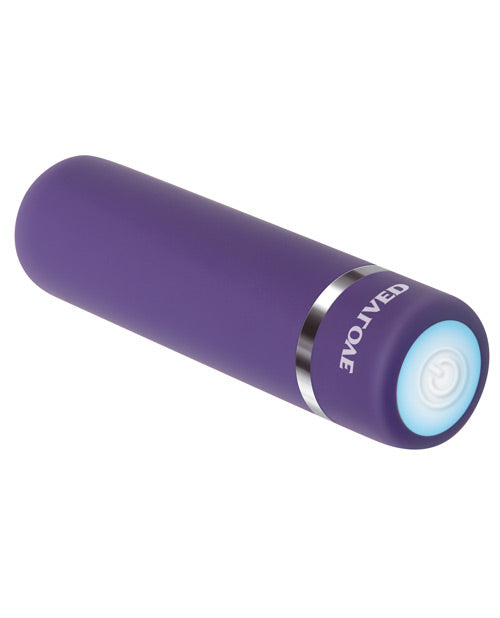 Petite Purple Bullet Vibrator with 7 Speeds and Waterproof Design