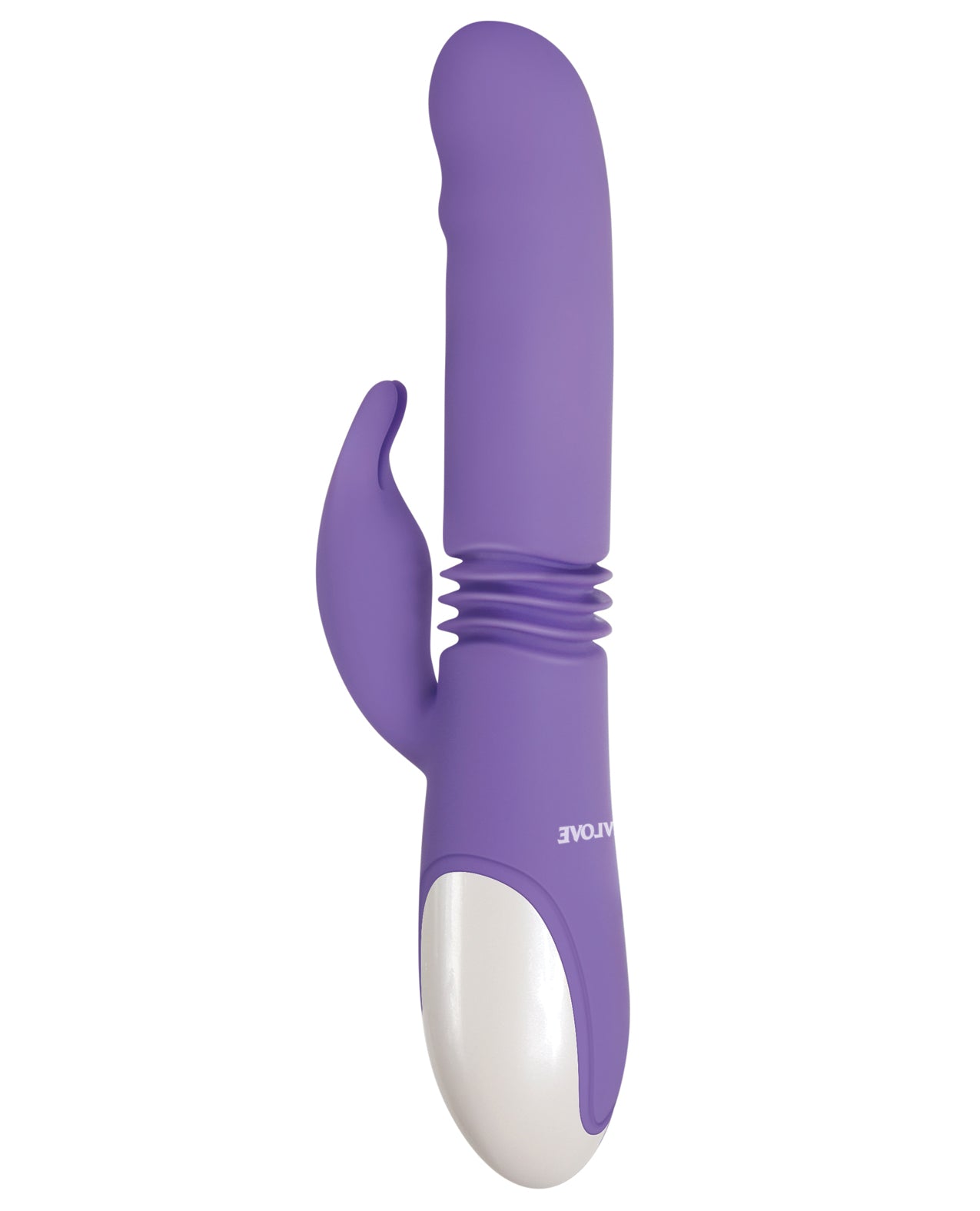 Thick & Thrust Bunny Dual Stim Rechargeable Vibrator with Expanding Motion