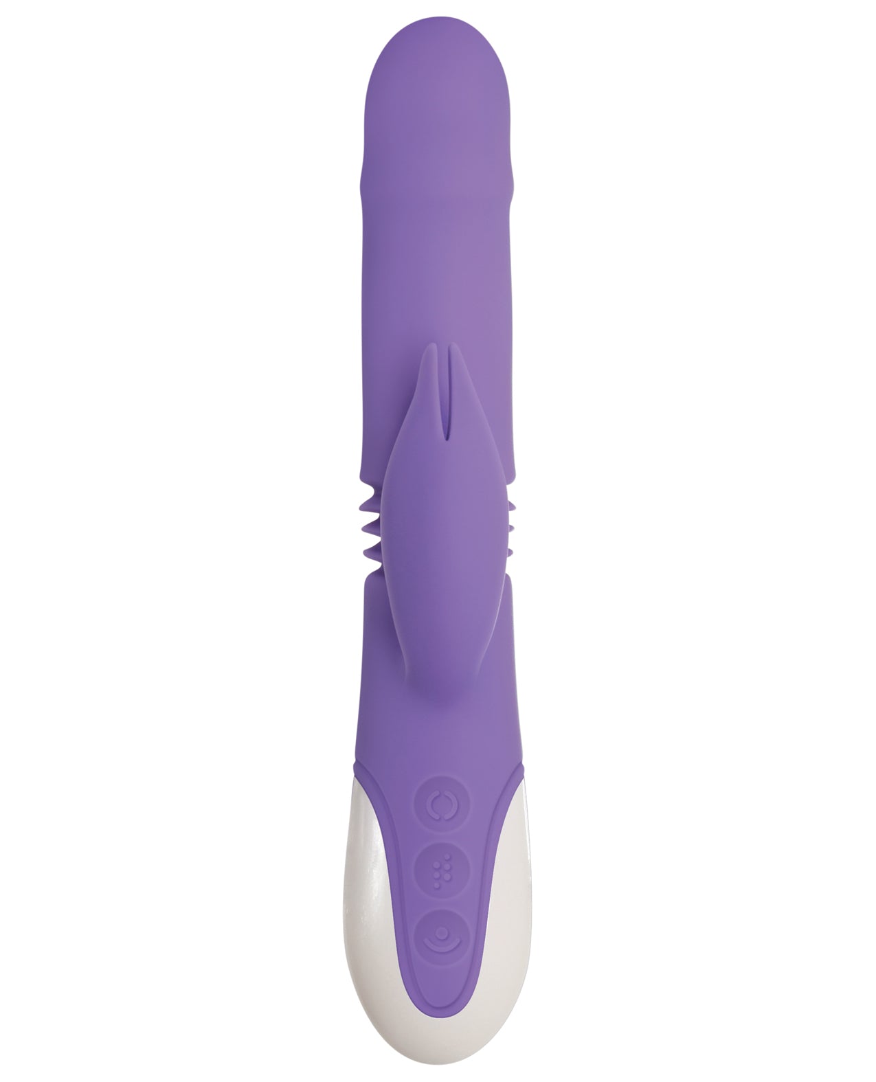 Thick & Thrust Bunny Dual Stim Rechargeable Vibrator with Expanding Motion