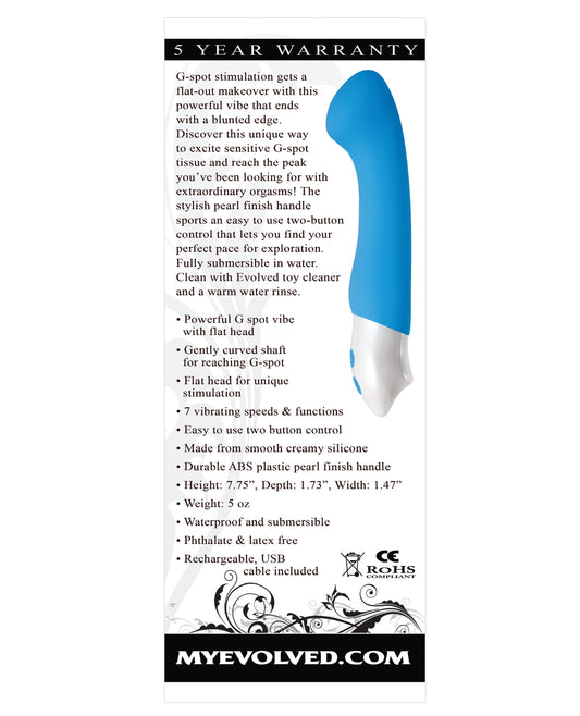 Evolved Tempest G Vibrator with Flat-Edge G-Spot Design