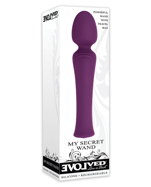 Evolved Massage Product Silicone Wand Vibrator Flexible Waterproof Head for Relaxing Full-Body Massage