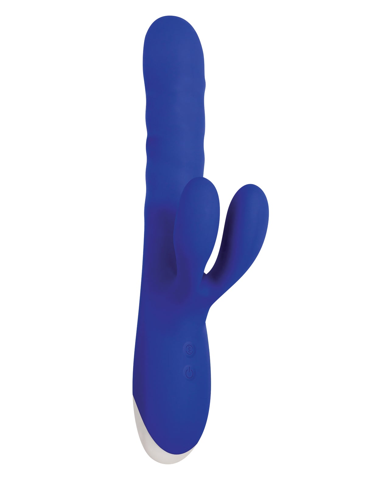 Evolved Grand Slam Thrusting Rabbit Vibrator with Dual Motors - Blue