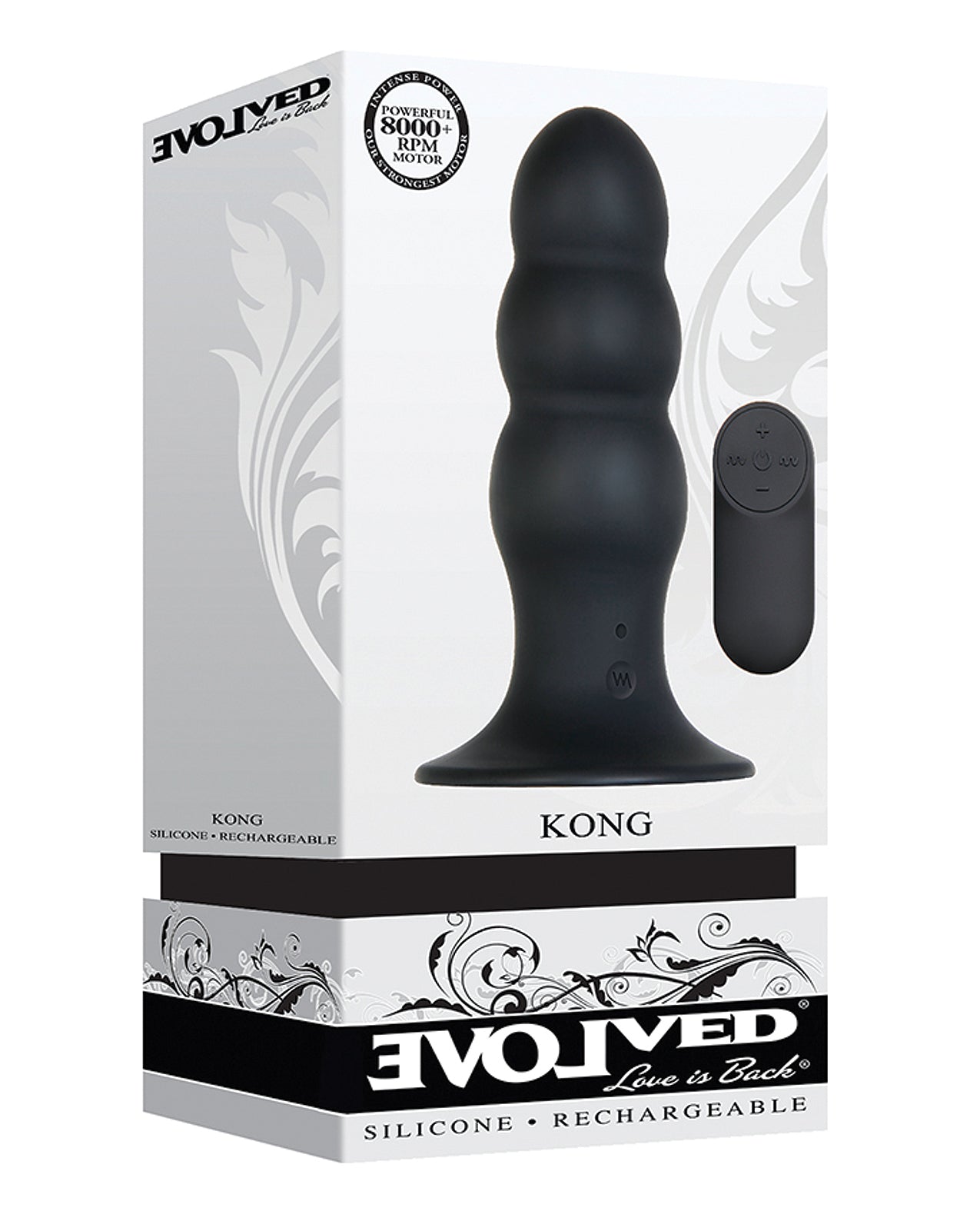 Evolved Anal Plug Rechargeable Bulbed Shaft Waterproof Remote-Controlled for Enhanced Anal Stimulation